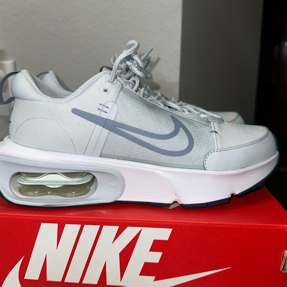 Nike Air Max Shoes in Light Gray and White